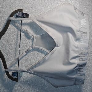 Medium Victoria Secret PINK white sports bra